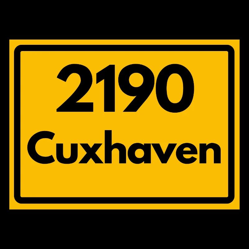ANCIEN CODE POSTAL RETRO 2190 CUXHAVEN NORDSEE