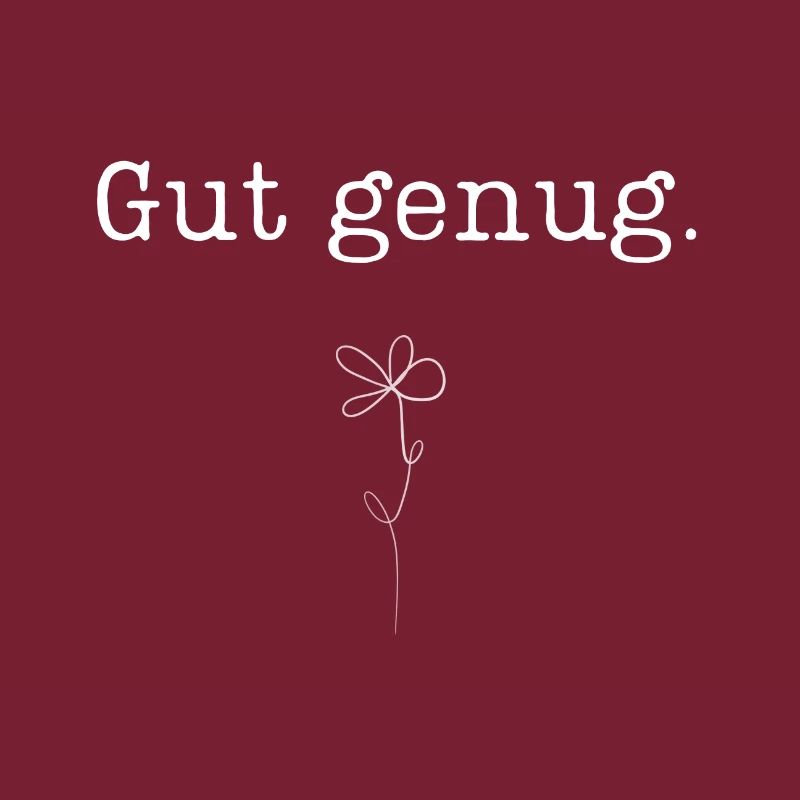 Blume One Line Zeichnung Gut genug