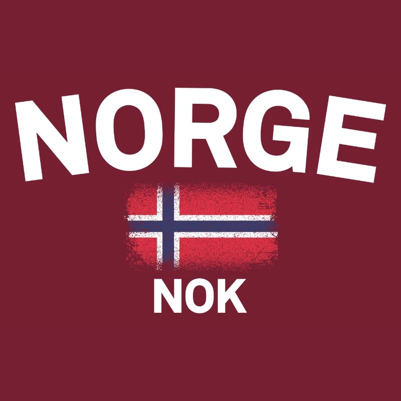 Emblème du drapeau Norge NOK