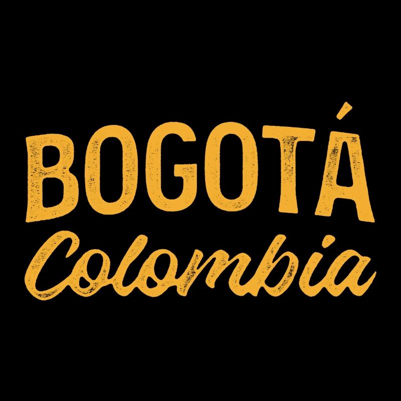 Bogotá Colombie Script Logo
