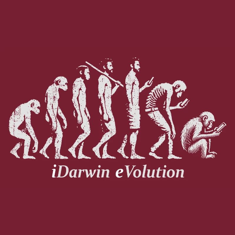 Evolution of Humanity Silhouette Design