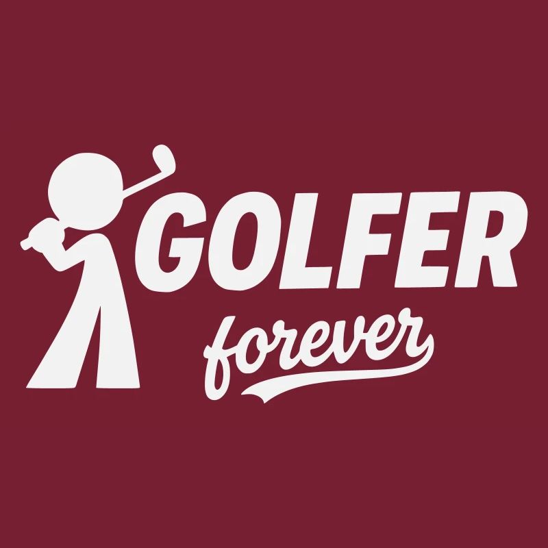 Golf, Golfer Forever Silhouette