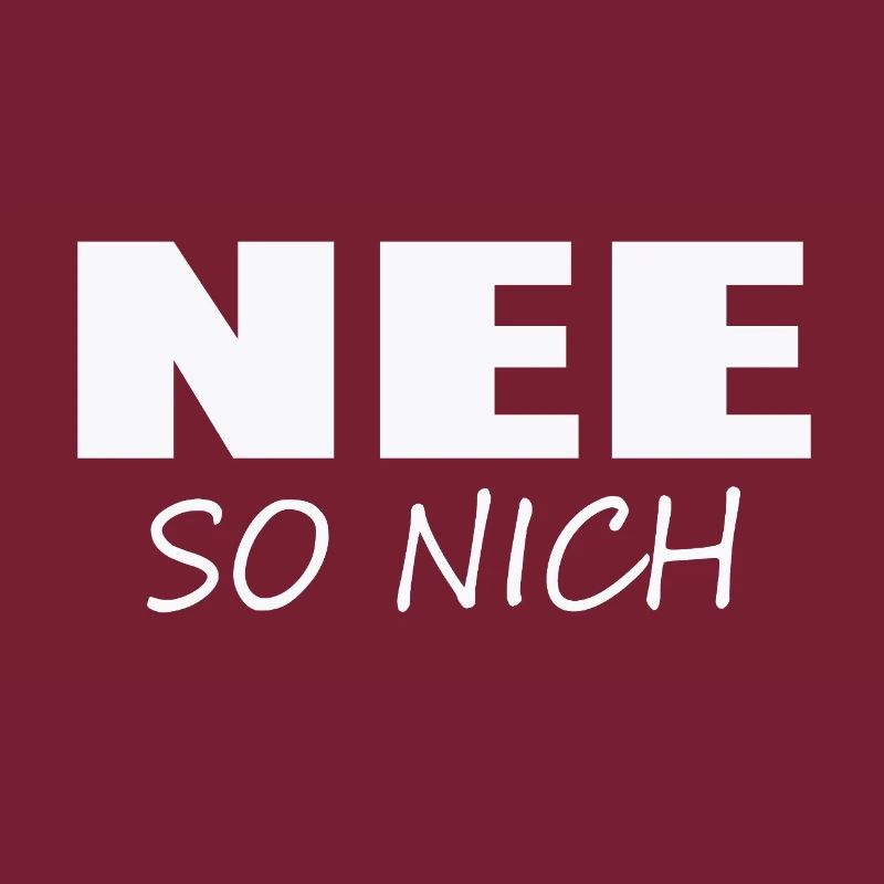 NON, PAS COMME ÇA