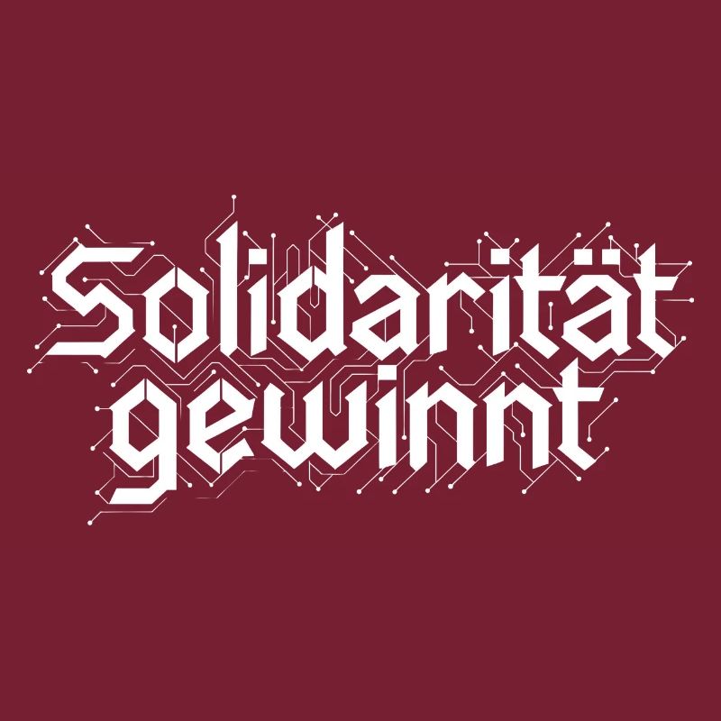 Solidarity Wins Statement Design White