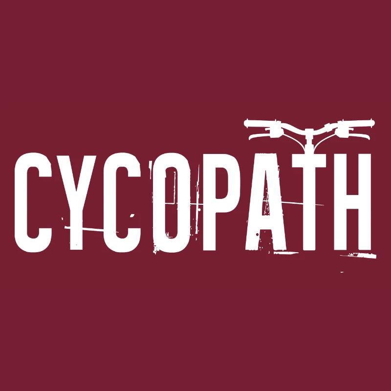 Cyclopath Distressed Bike Text Tee