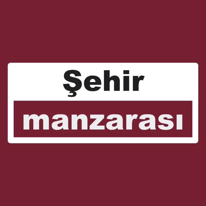 Stadtbild Typografie türkisch