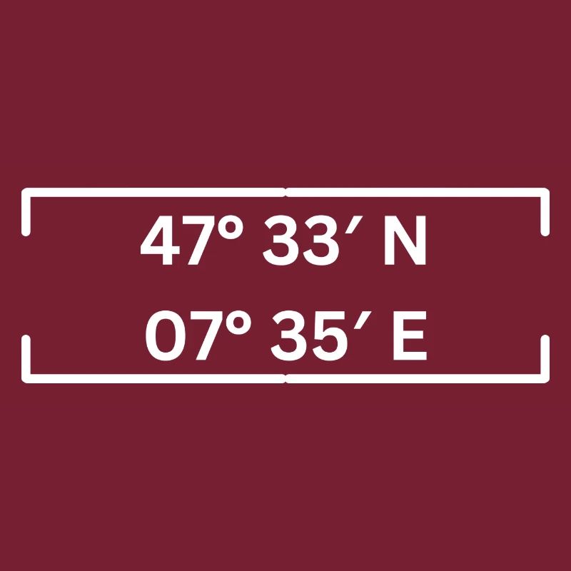coordinates Basel Minimalist