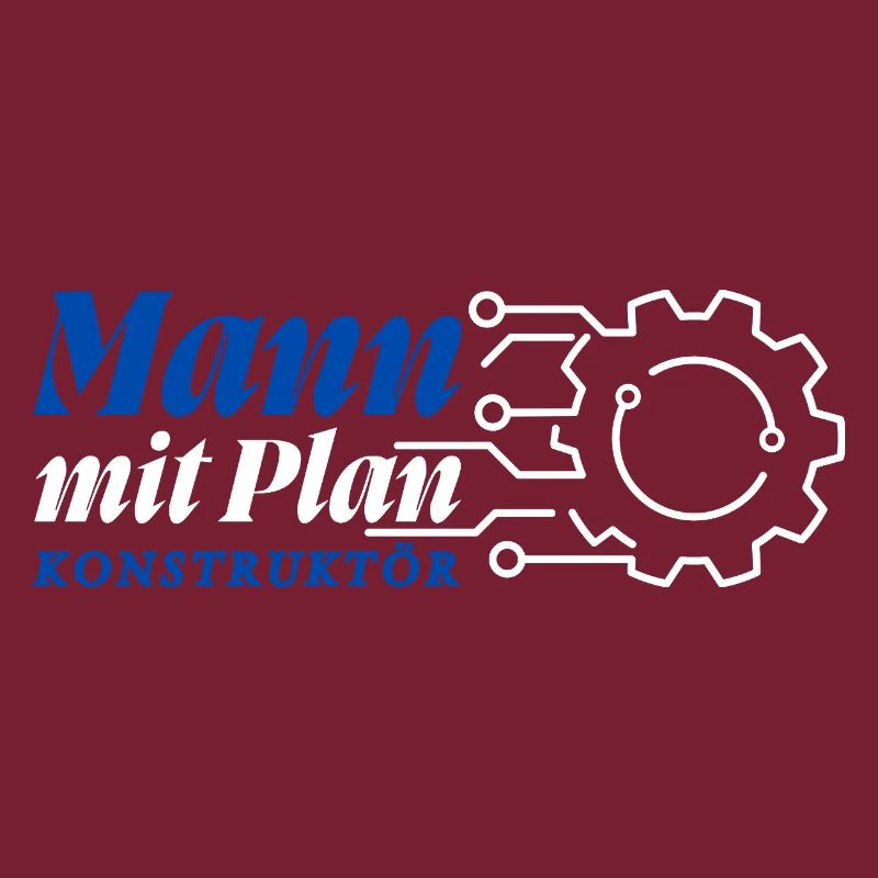 Mann mit Plan - Konstruktör, Konstrukteur
