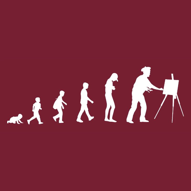 Évolution du bébé au peintre