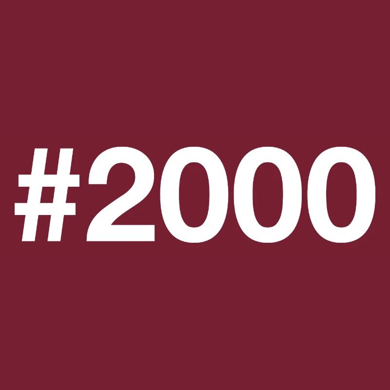 2000 Hashtag 26 ans 26e anniversaire