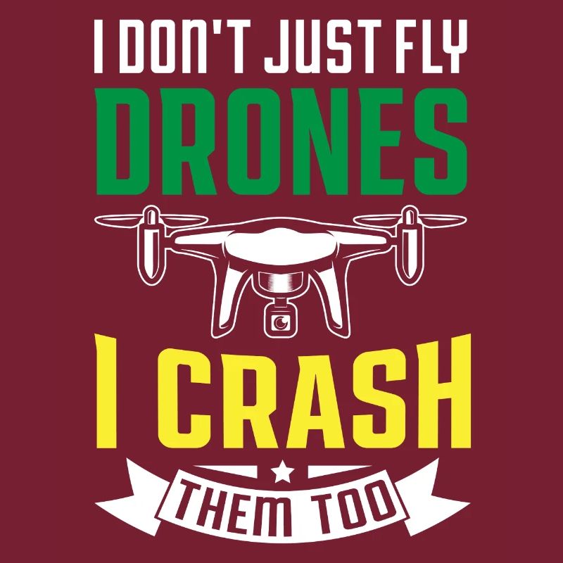Je ne me contente pas de piloter des drones, je les écrase aussi