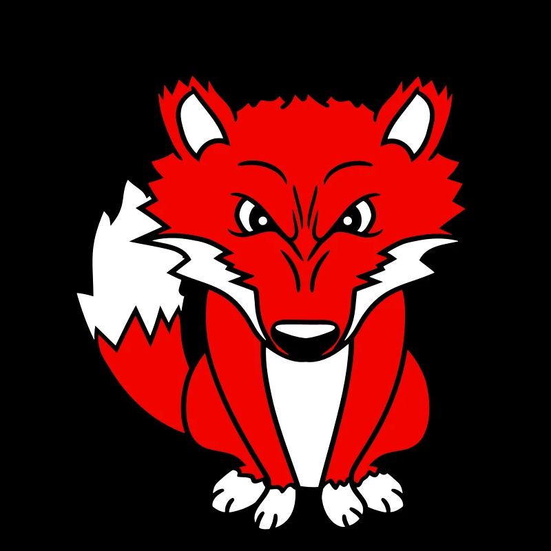 Fuchs Böser Blick Gefährlich Rotfuchs Wildes Tier
