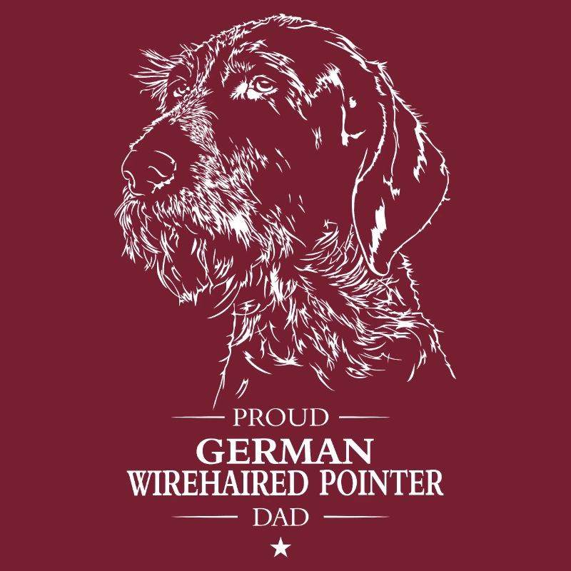 German Wirehaired Pointer Dad Hunde Hund Wilsigns