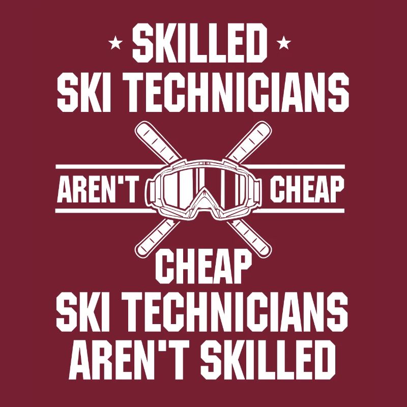 Drôle de technicien de ski cadeau