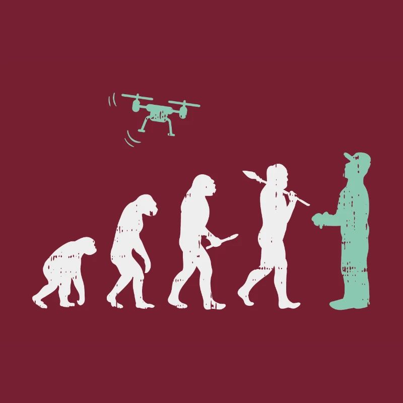 Evolution Drone T-Shirt I Modèle I cadeau