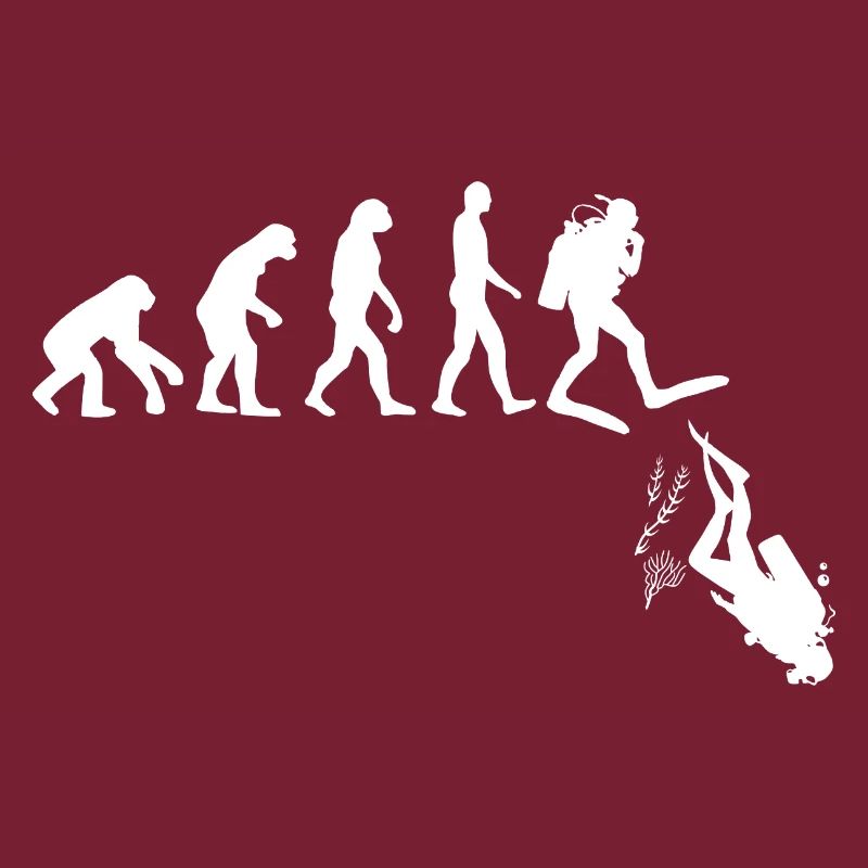 Tauchen Evolution Diver Humor Tauchen