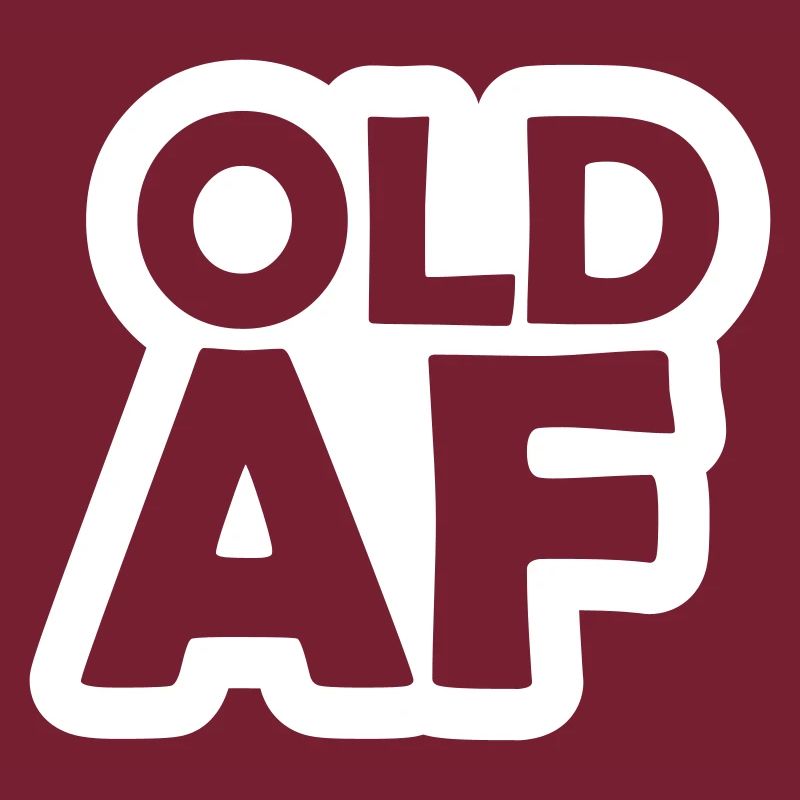 old AF Text Logo