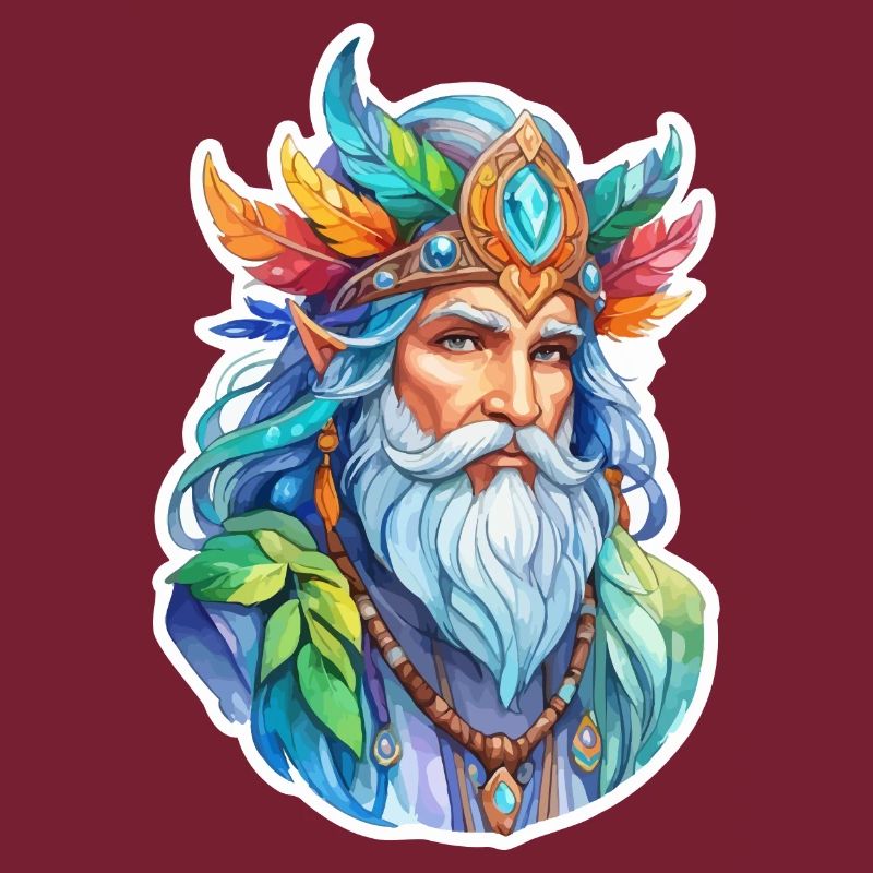 Druide Wasserfarben