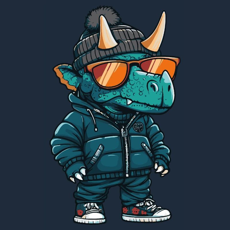 Dinosaurier triceratops Cool Comic
