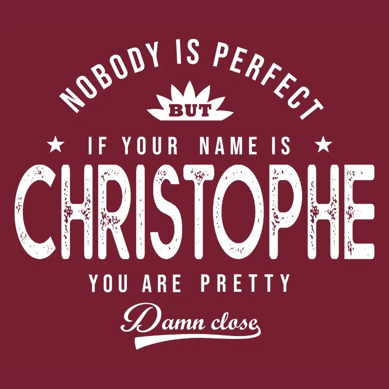 Christophe personalized gift first name christophe