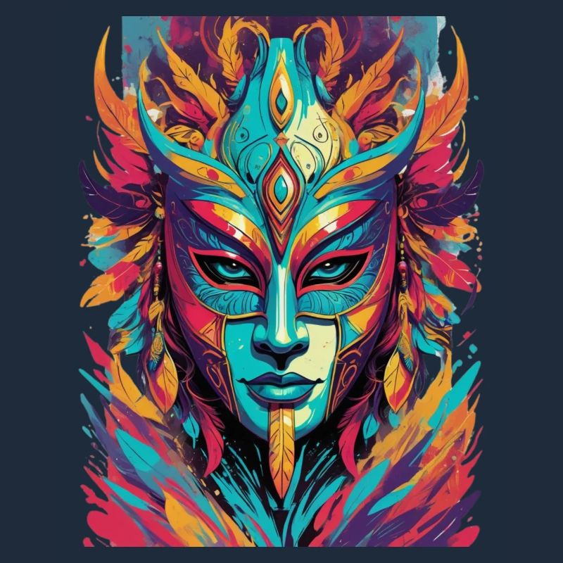 Maske in Comic Style