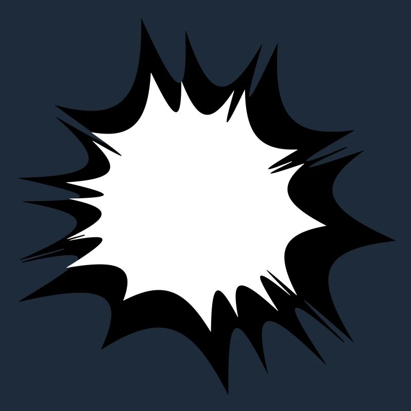Comic Sprechblase Explosion