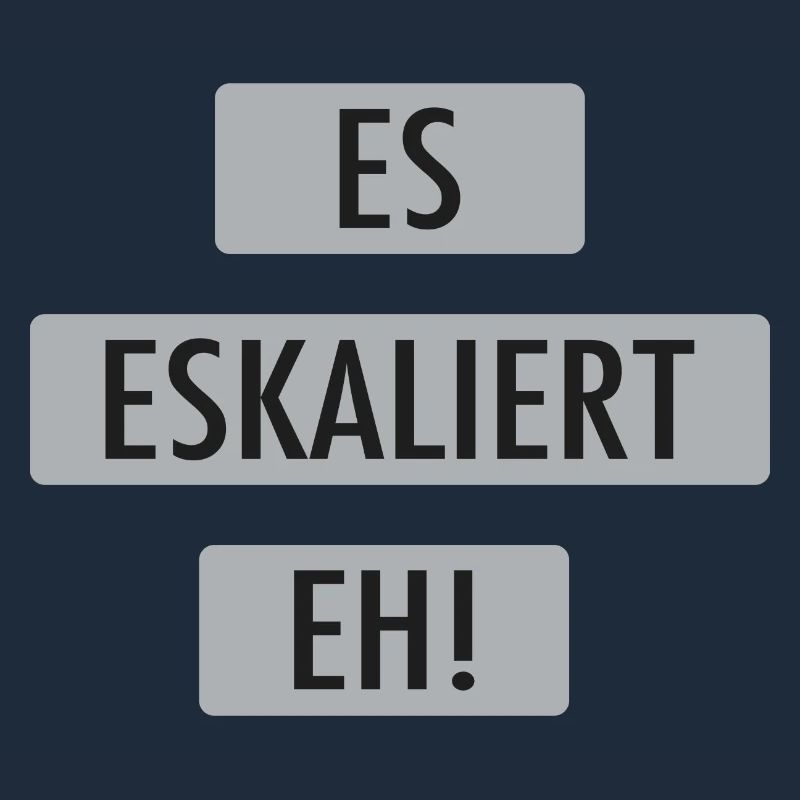 Es eskaliert eh!