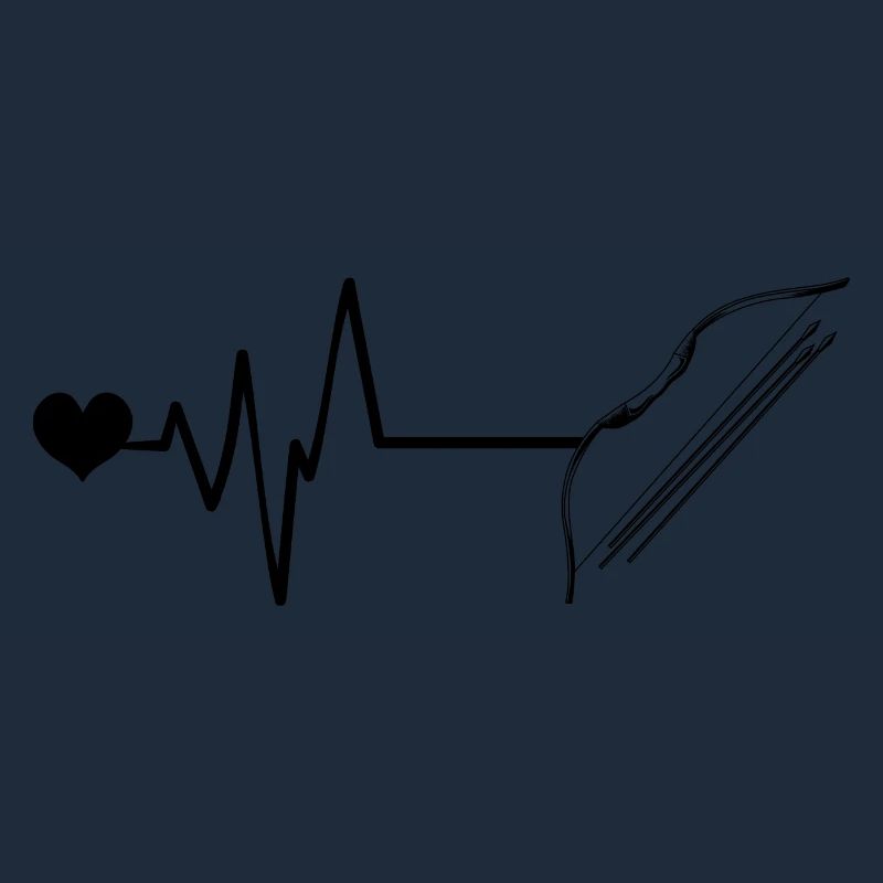 Pfeil und Bogen Puls Liebe