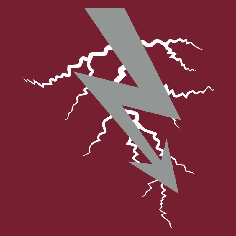 symbol electric lightning current energy strong current a