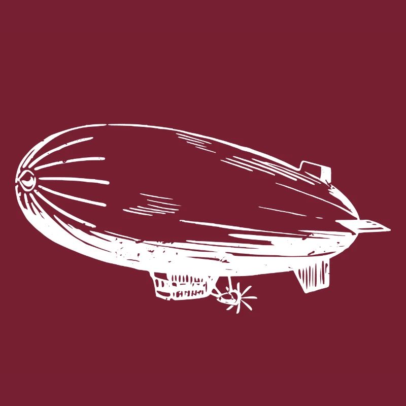 Silhouette eines Luftschiffs – Stilvolles