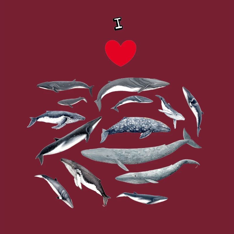 Les baleines aiment - J'adore les baleines - Baleines