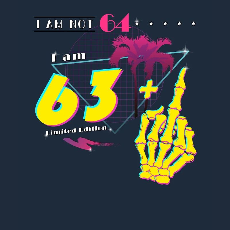 Retro 1961 Style - Ich bin nicht 64, ich bin 63 + Mitte
