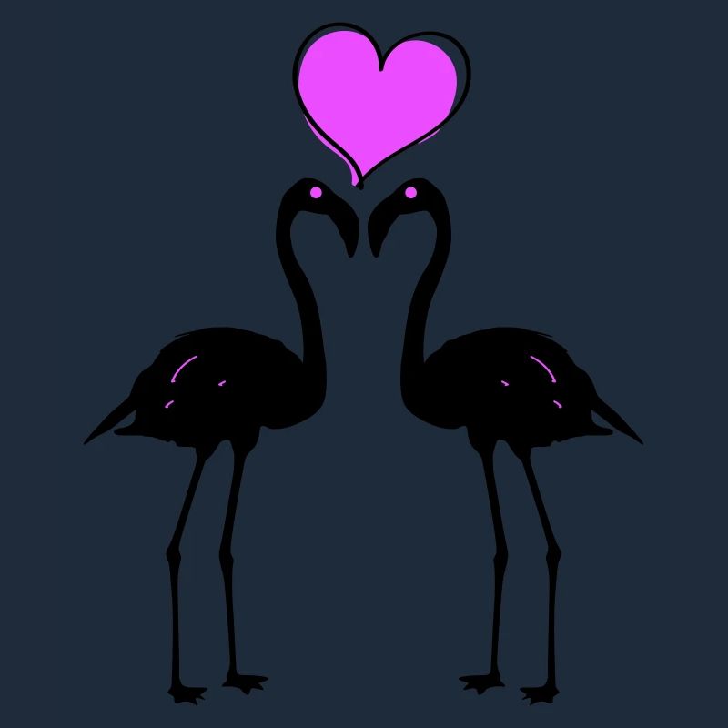 Flamingo Liebe Paar