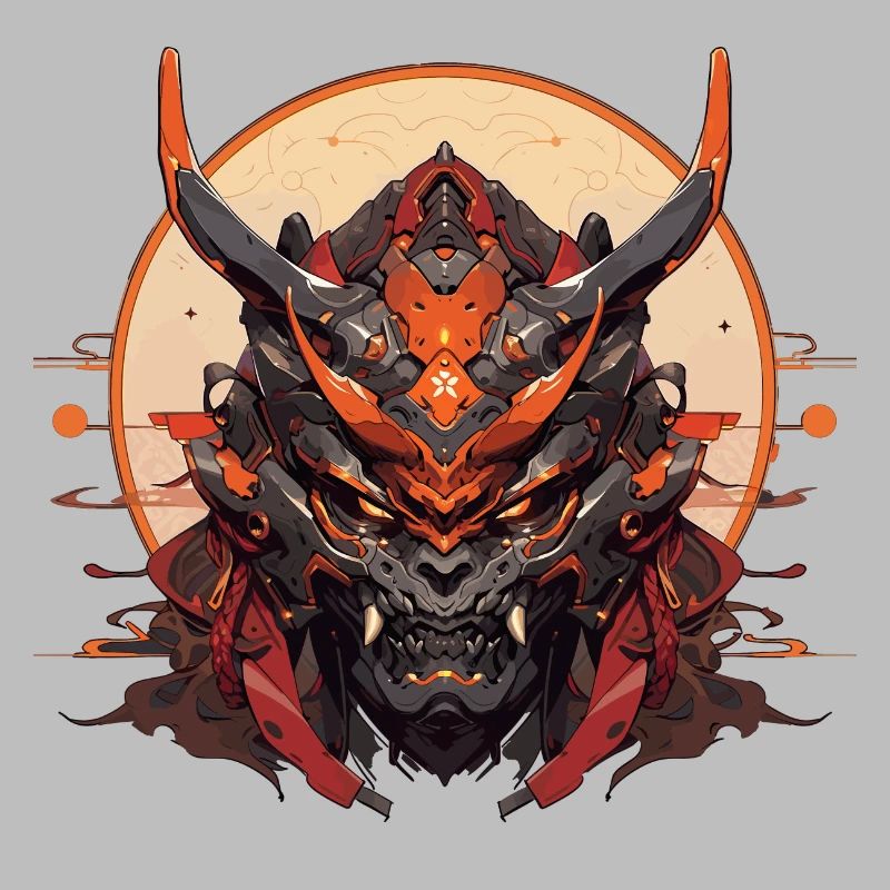 Futuristic Samurai Warrior Hornet