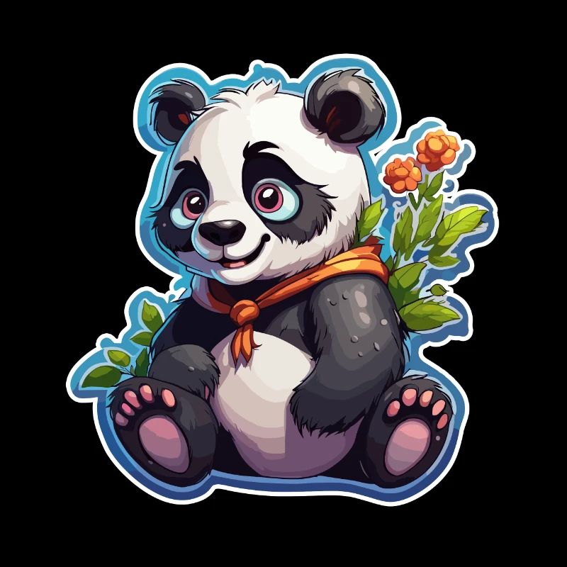Panda / Tier / Zoo / Bambus / Wild / Kindlich