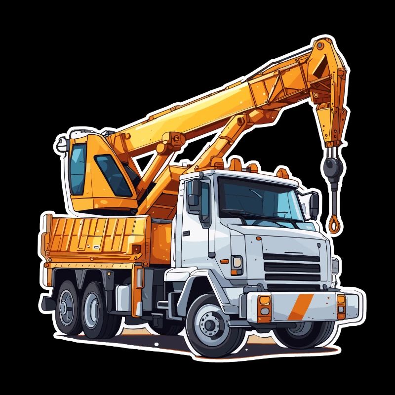 Crane / construction site / winch / crane system