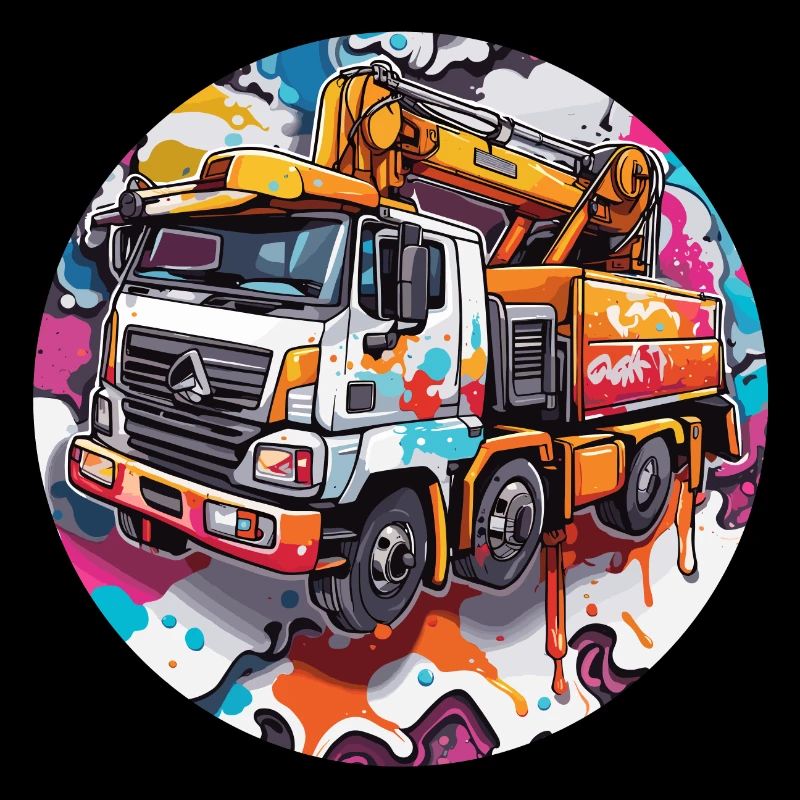 Crane / construction site / winch / crane system