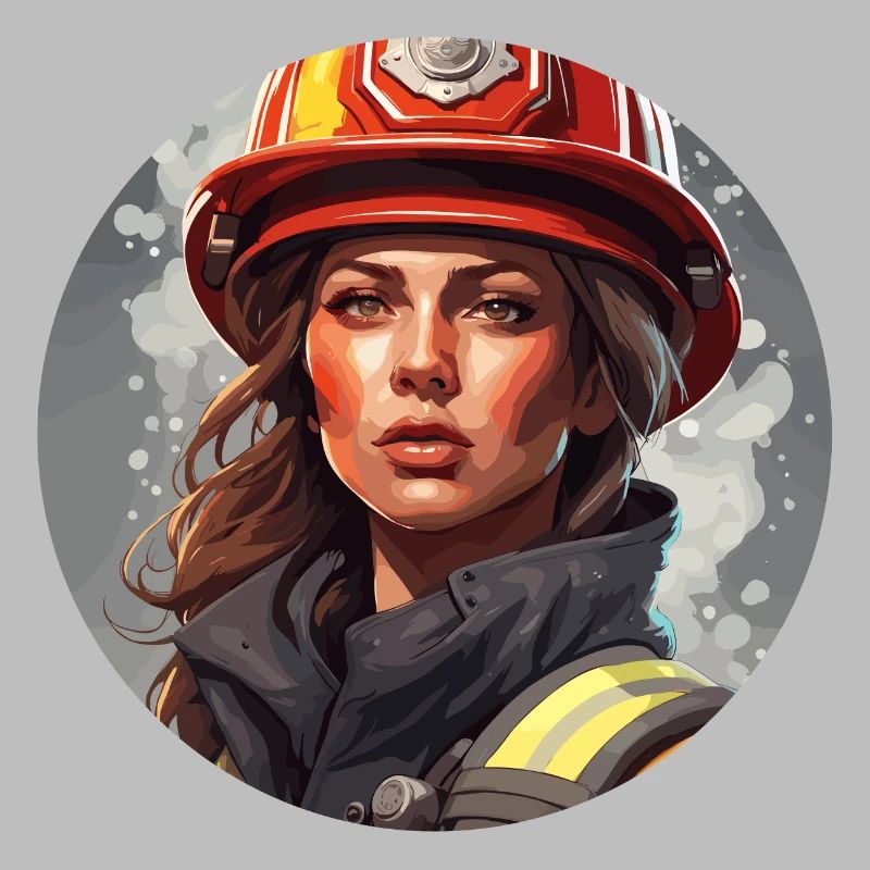 Firefighter / Fire / Fire / Extinguish / Heroine