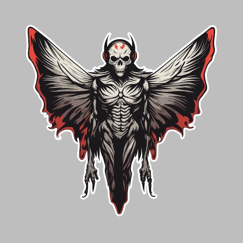 Mothman / Moth / Insect / Mythical Creature / Flutter