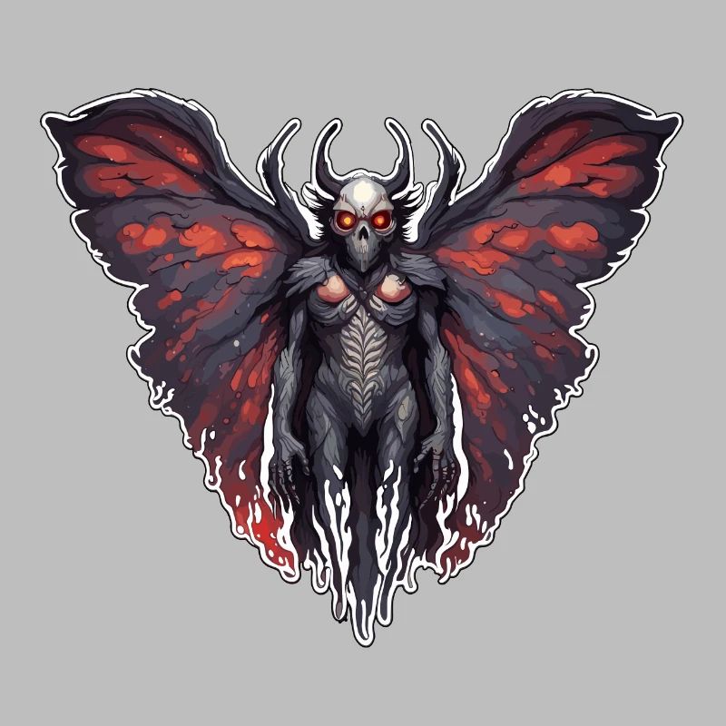 Mothman / Moth / Insect / Mythical Creature / Flutter