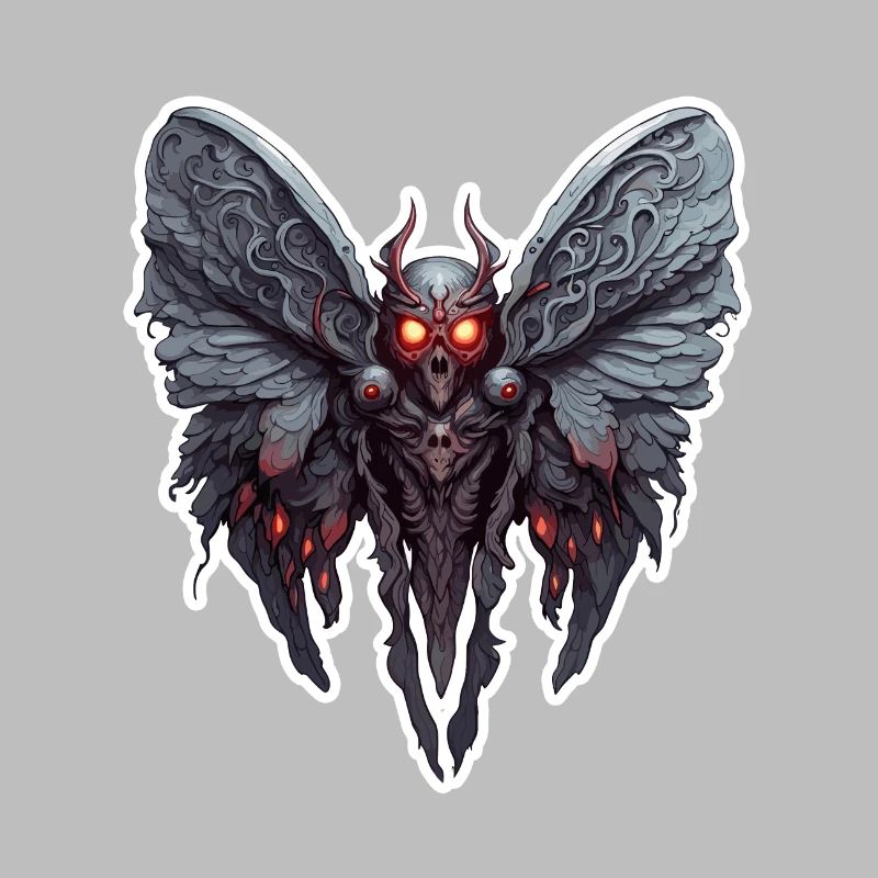 Mothman / Moth / Insect / Mythical Creature / Flutter
