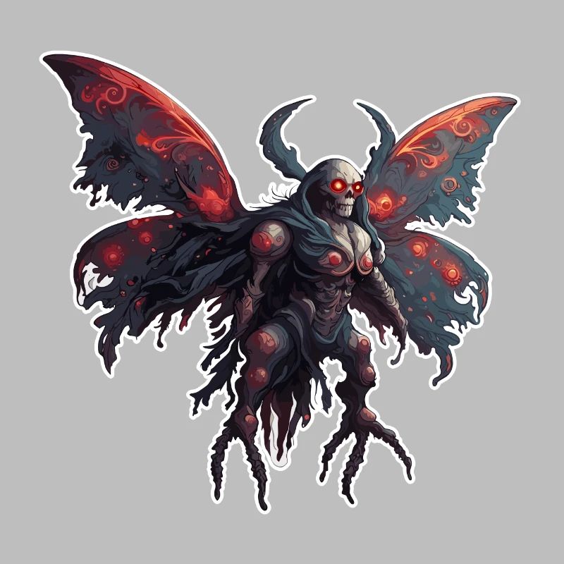 Mothman / Moth / Insect / Mythical Creature / Flutter