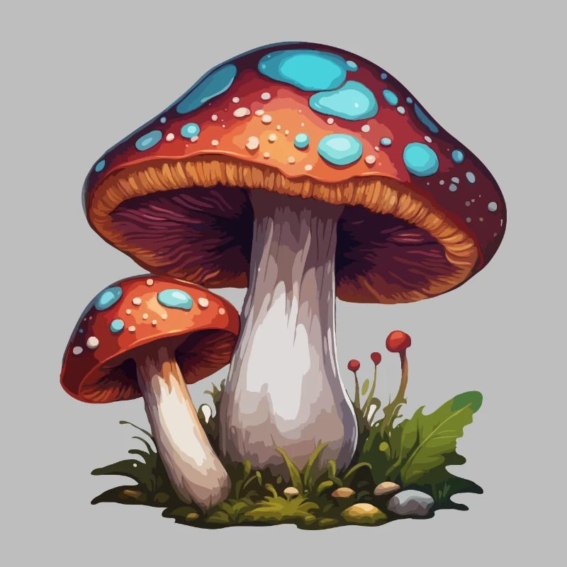 Champignon / Champignon / Prairie / Forêt / Goa / Psy