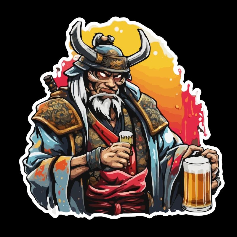 Samurai / Japanisch / Harakiri / Katana / Mann