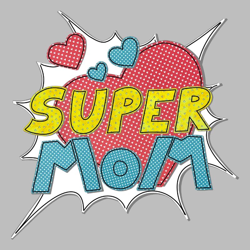 Muttertag supermom Super Mom beste Mutter Comic