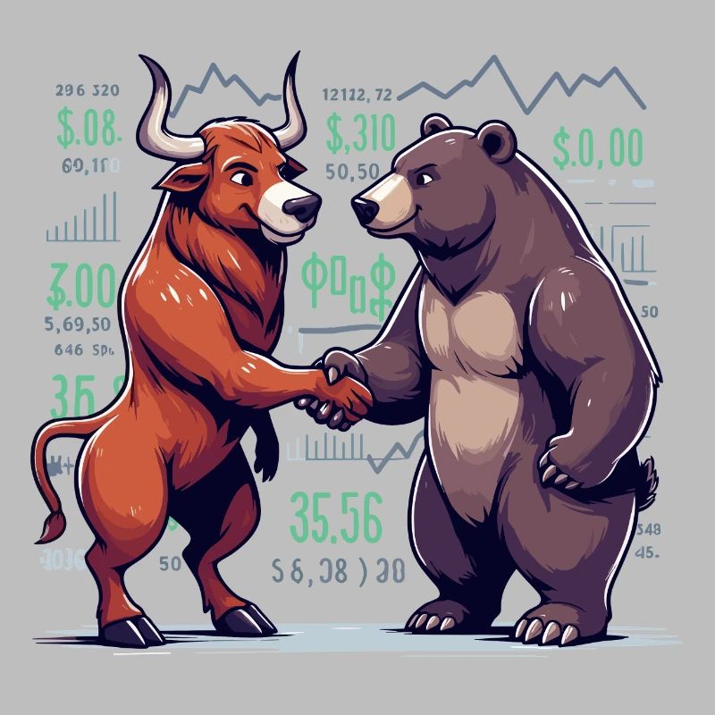 Finance Stocks Taurus Bear Wall Street Gift