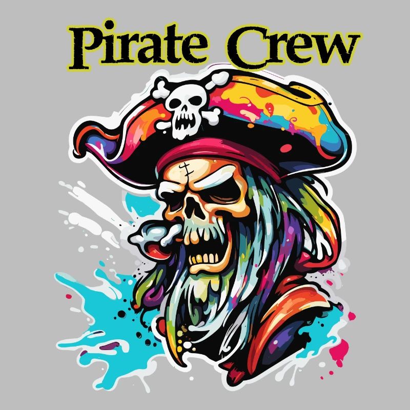 Pirate / Ahoy / Anchor / Captain / Skull / Rum
