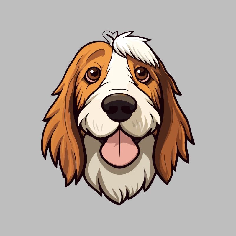 Petits Bassets Griffons Vendeen Hunderasse Watercol