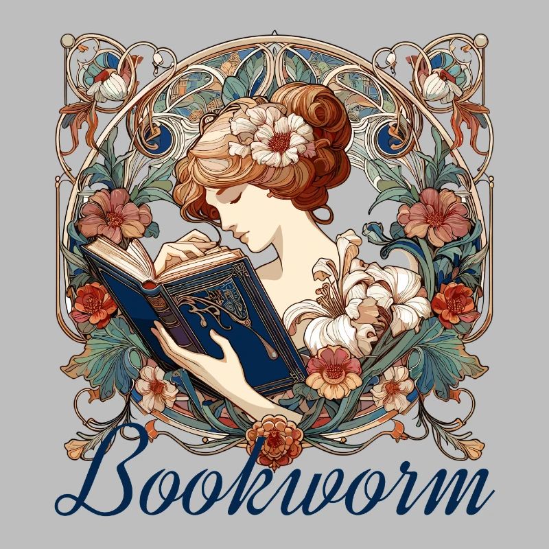 Bookworm Woman Reading Browsing Gift