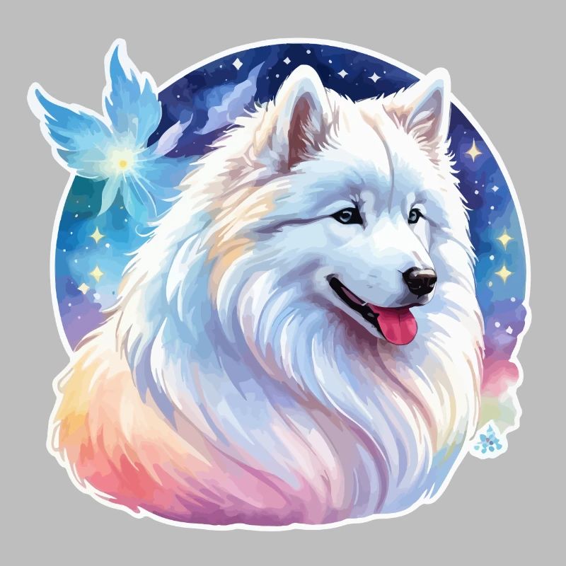 Samoyed watercolors